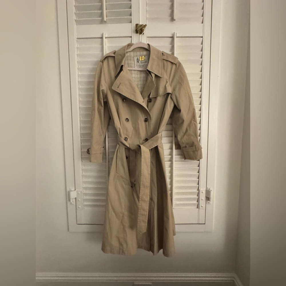 Vintage London Fog Tan Trench Coat